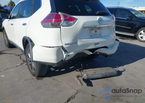 2016 Nissan Rogue Sl z USA, uszkodzony, nr VIN 5N1AT2MT5GC822230